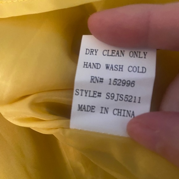 Tulip B Yellow polka dot  Mini A-Line Skirt‎ Cotton Size XL - Picture 5 of 5